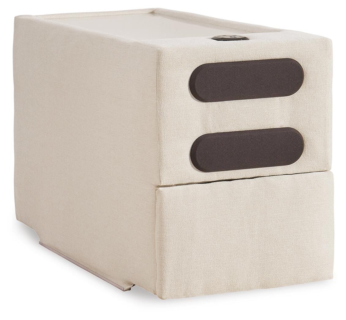 Modmax Balanced Sectional with Audio and Storage Consoles