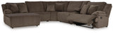 Top Tier Reclining Sectional with Chaise