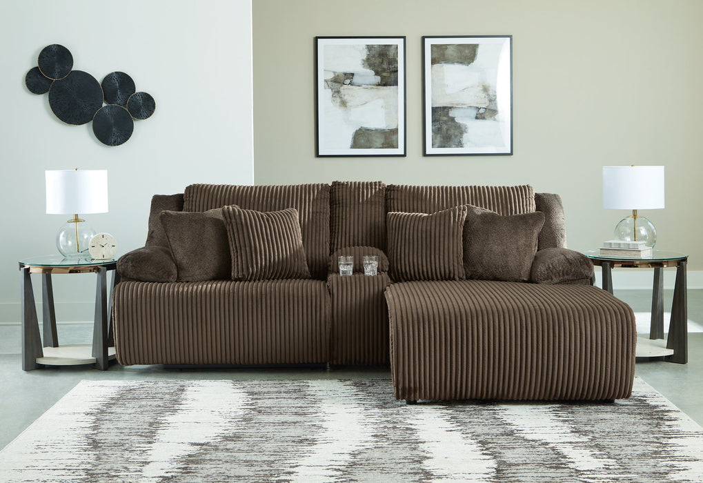 Top Tier Reclining Sectional Sofa with Chaise - M&M Furniture (CA)