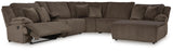 Top Tier Reclining Sectional with Chaise