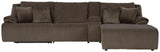 Top Tier Reclining Sectional with Chaise
