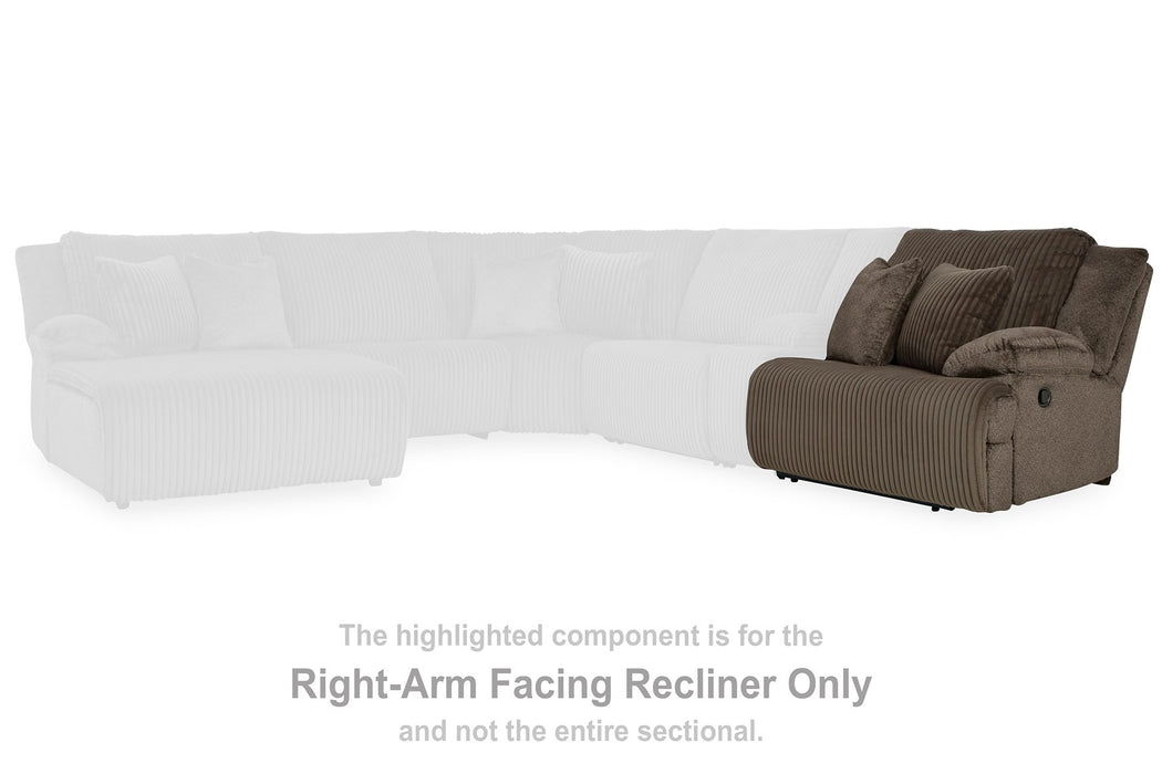 Top Tier Reclining Sectional Sofa with Chaise - M&M Furniture (CA)