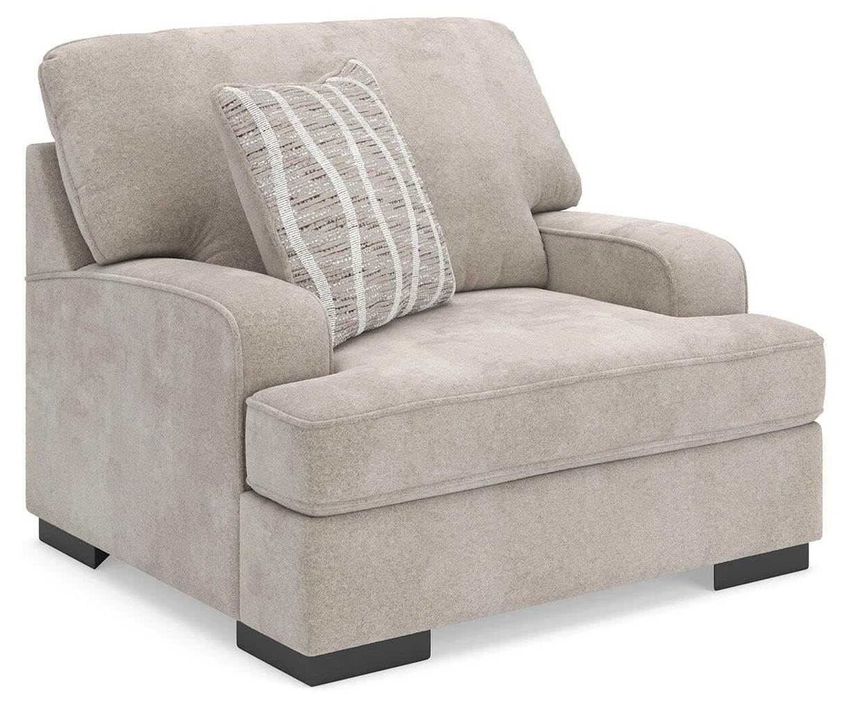High Profile Chair & Ottoman Living Room Set
