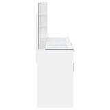 Flora Makeup Vanity Table with LED Mirror and Stool
