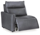 ModZ Power Reclining Sectional with Audio Console