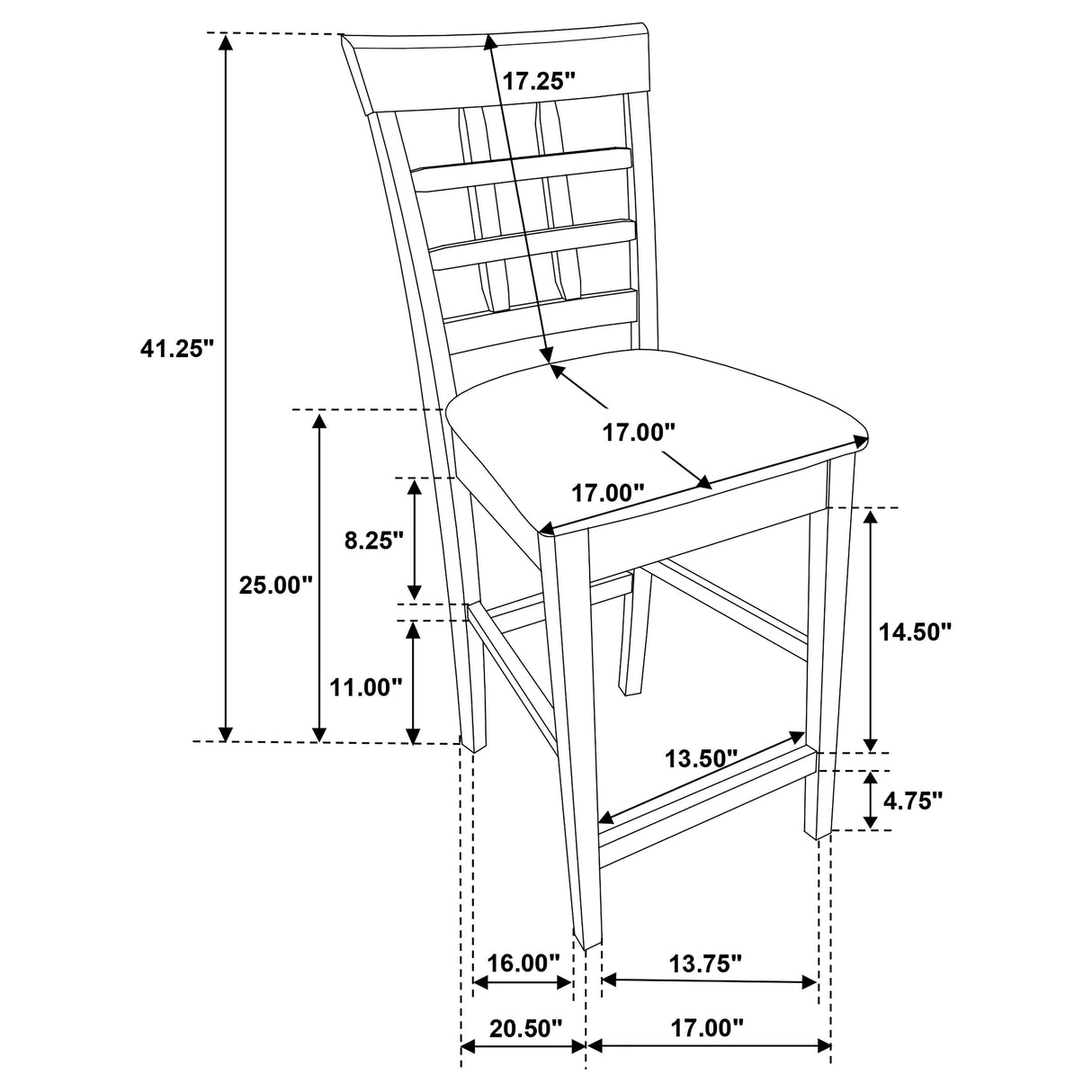 Gabriel Counter Height Dining Set