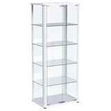 Aero Curio Cabinet with LED Lighting