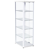 Aero Curio Cabinet with LED Lighting