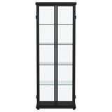 Aero Curio Cabinet with LED Lighting