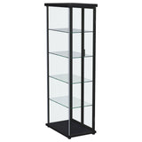 Aero Curio Cabinet with LED Lighting