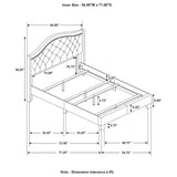 Sonoma Wingback Bed