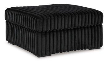 Midnight-Madness Oversized Accent Ottoman - M&M Furniture (CA)