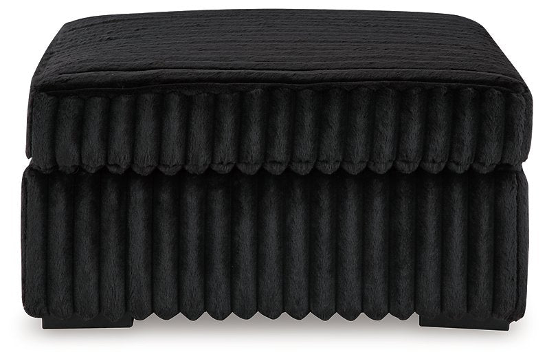 Midnight-Madness Oversized Accent Ottoman - M&M Furniture (CA)