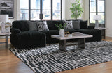 Midnight-Madness Sectional with Chaise