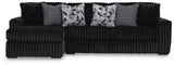 Midnight-Madness Sectional Sofa with Chaise