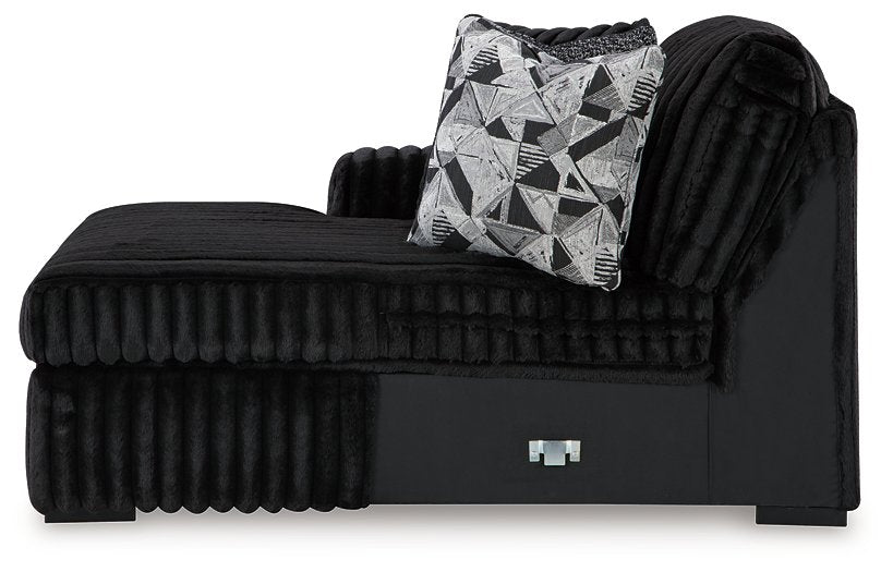 Midnight-Madness Sectional with Chaise - M&M Furniture (CA)