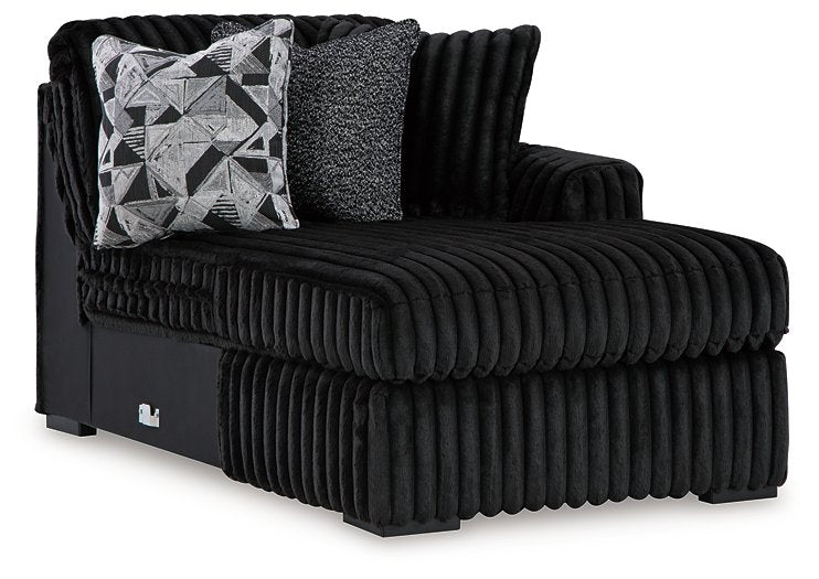 Midnight-Madness Sectional Sofa with Chaise - M&M Furniture (CA)
