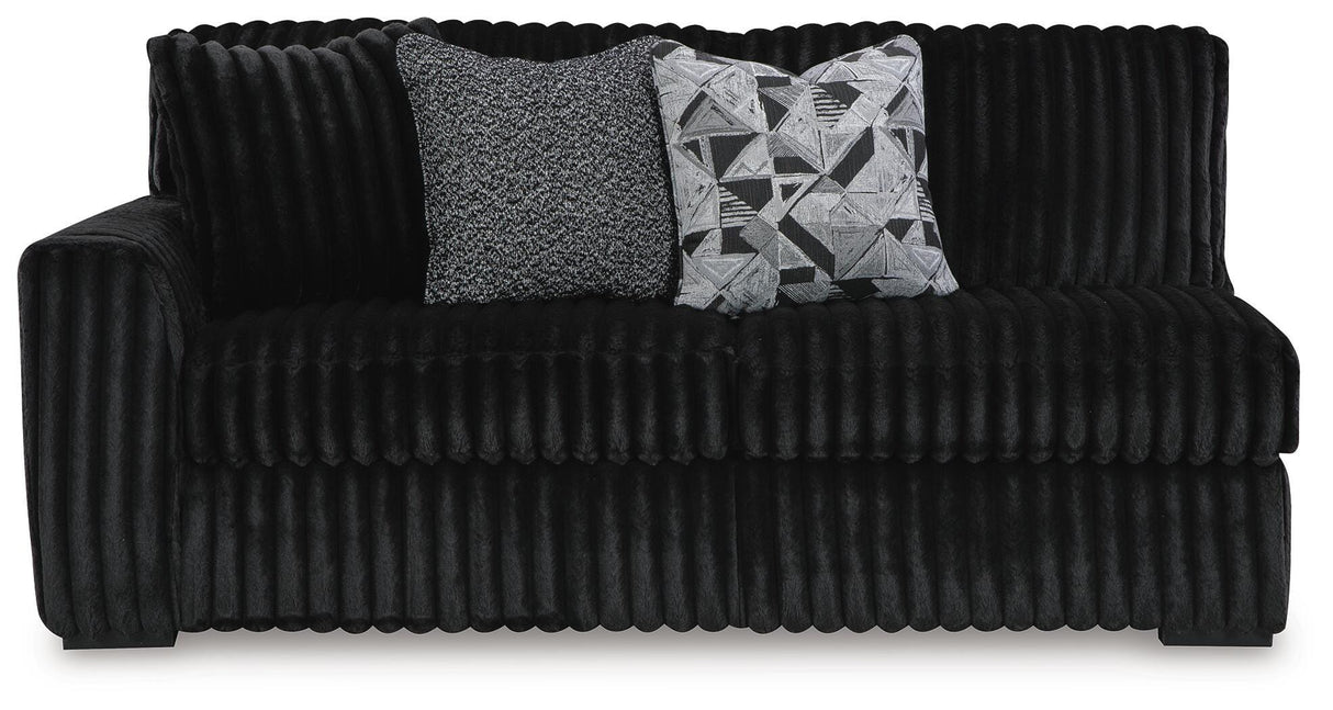 Midnight-Madness Sectional with Chaise