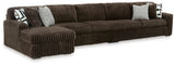 Midnight-Madness Sectional with Chaise