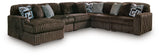 Midnight-Madness Sectional with Chaise
