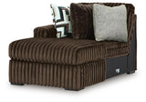 Midnight-Madness Sectional with Chaise