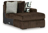 Midnight-Madness Sectional with Chaise