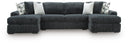 Midnight-Madness Sectional with Chaise