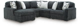 Midnight-Madness Sectional with Chaise