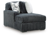 Midnight-Madness Sectional with Chaise