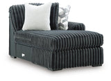 Midnight-Madness Sectional with Chaise