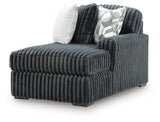 Midnight-Madness Sectional with Chaise