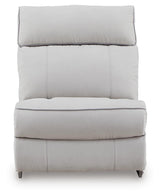 Social Pointe Reclining Sectional with Storage Consoles
