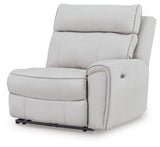 Social Pointe Reclining Sectional with Storage Consoles