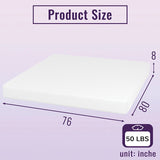 Nasturtium 8" Bamboo Charcoal Infused Memory Foam