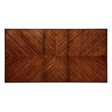 Liberta Dark Oak/Black Dining Table