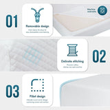 Artemisia 6" Memory Foam Mattress White