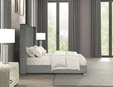 Cadwell E.King, Queen, & Full Bed White, Gray, & Black