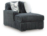 Midnight-Madness Sectional with Chaise