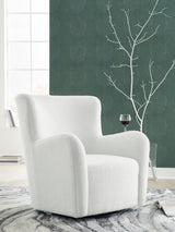 Rowenburg Swivel Glider Accent Chair