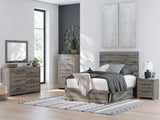 Graystorm Bed with Storage