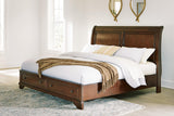 Trellington Sleigh Storage Bed