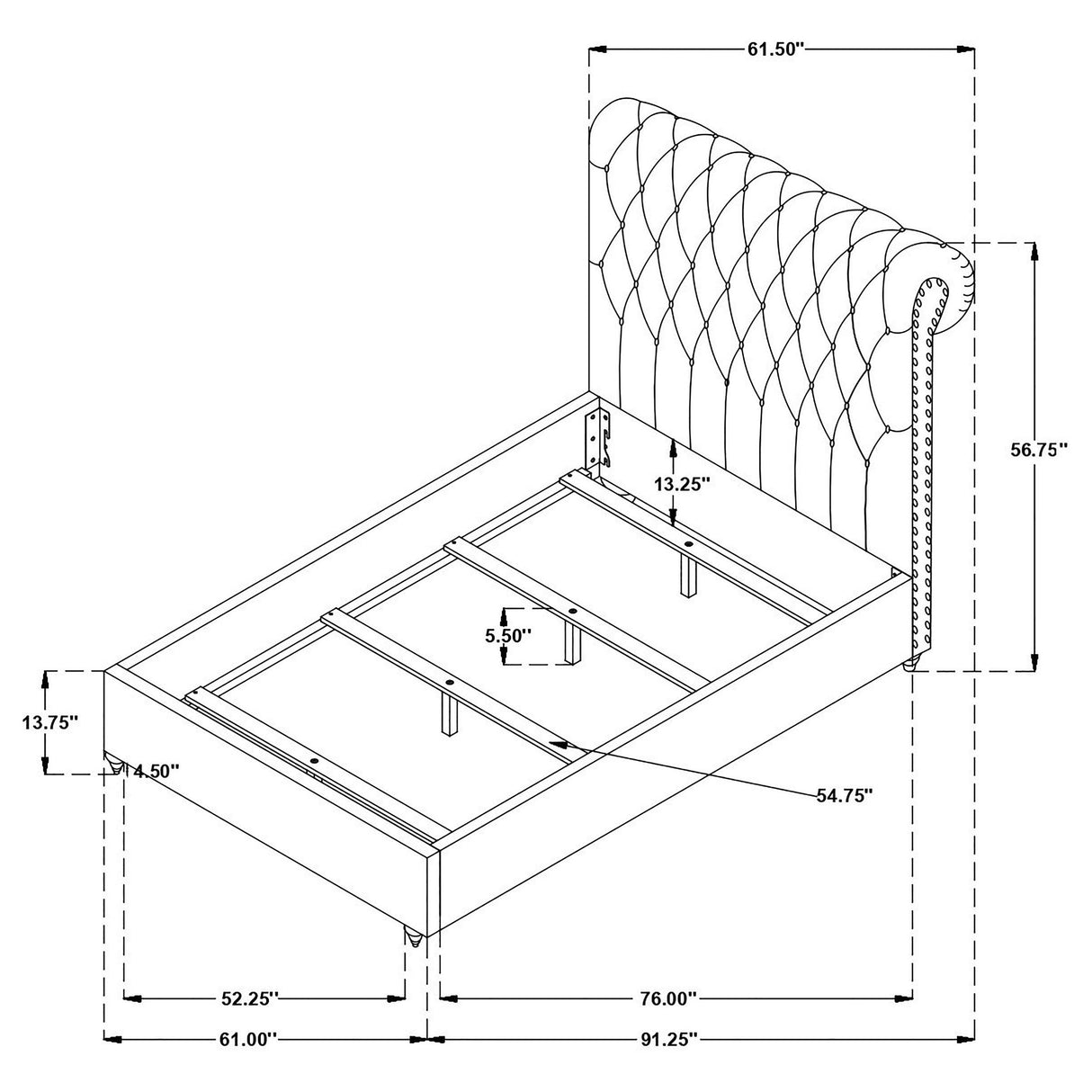 Devon Panel Bed