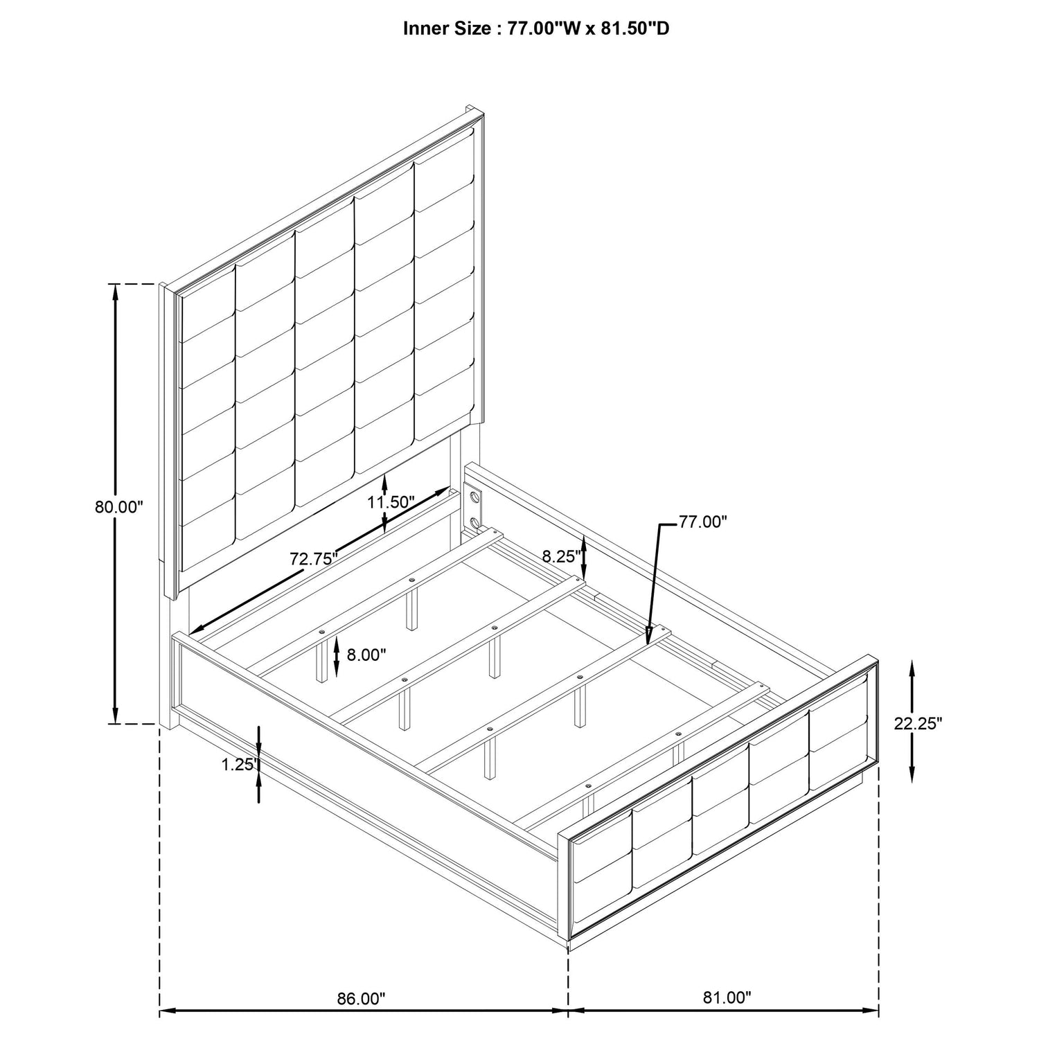 Durango Panel Bed