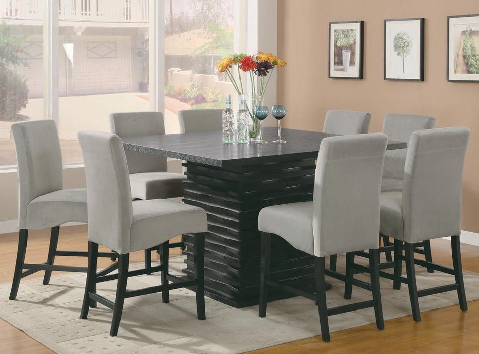 Stanton Contemporary Black Counter Height Table