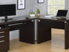 Skylar Contemporary Cappuccino Corner Table - M&M Furniture (CA)