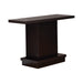 Reston Pedestal Sofa Table Cappuccino - M&M Furniture (CA)
