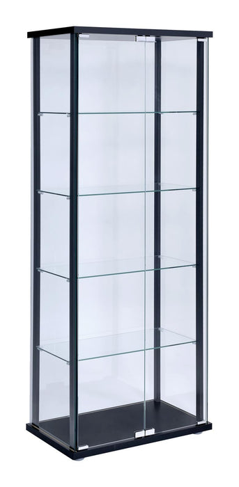 G950170 Contemporary Black Curio Cabinet