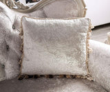 Acapulco White & Espresso Sofa