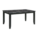 Adia 7 Pc Dinning Table Set Grey & Brown