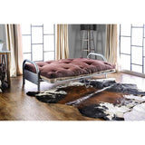Aksel Black/Red Futon Mattress, Black, Red & Gray